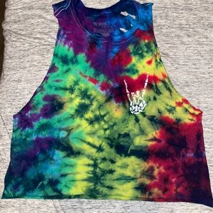 Tye dye crop top